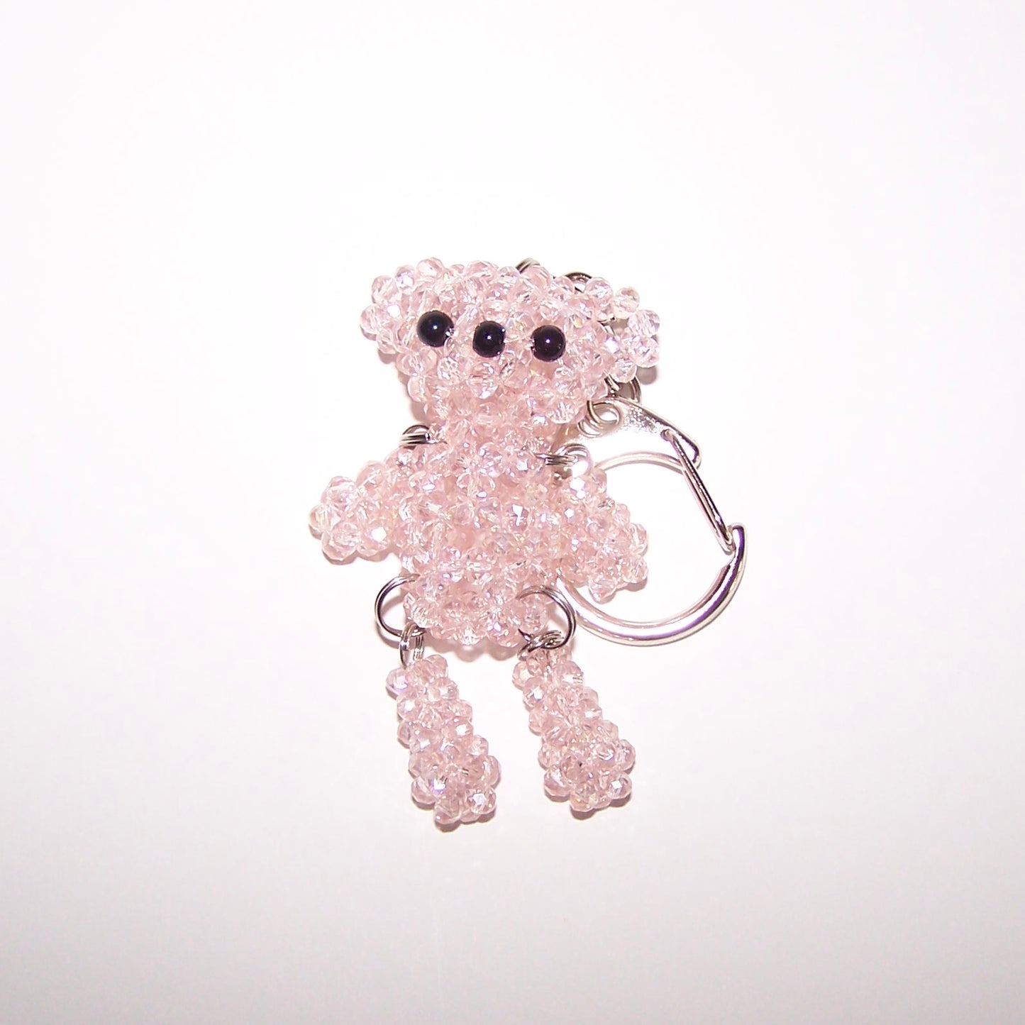 Beaded Dropping Bear Keychain