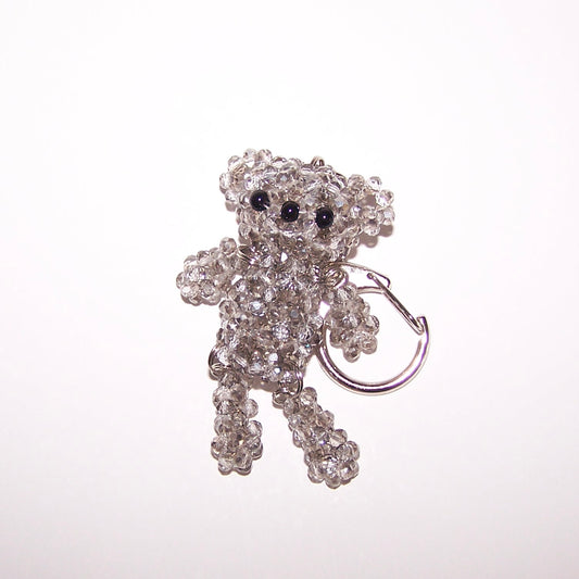 Beaded Dropping Bear Keychain