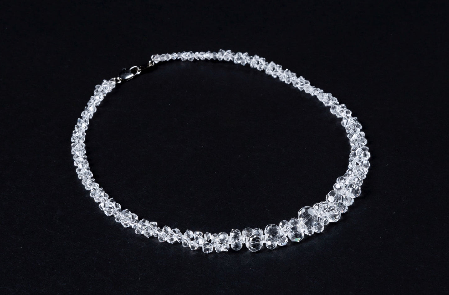 Crystal Beaded Transparent Necklace